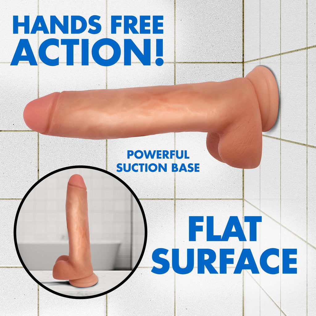 Jock JOCK 11 Inch Dong with Balls Flesh Flesh