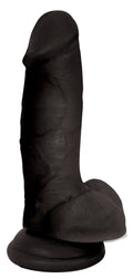Jock Jock 7 Inch Dildo with Balls - Black Black
