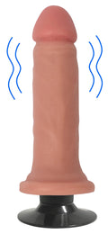 Jock Jock Light Vibrating Dildo - 6 Inch Flesh