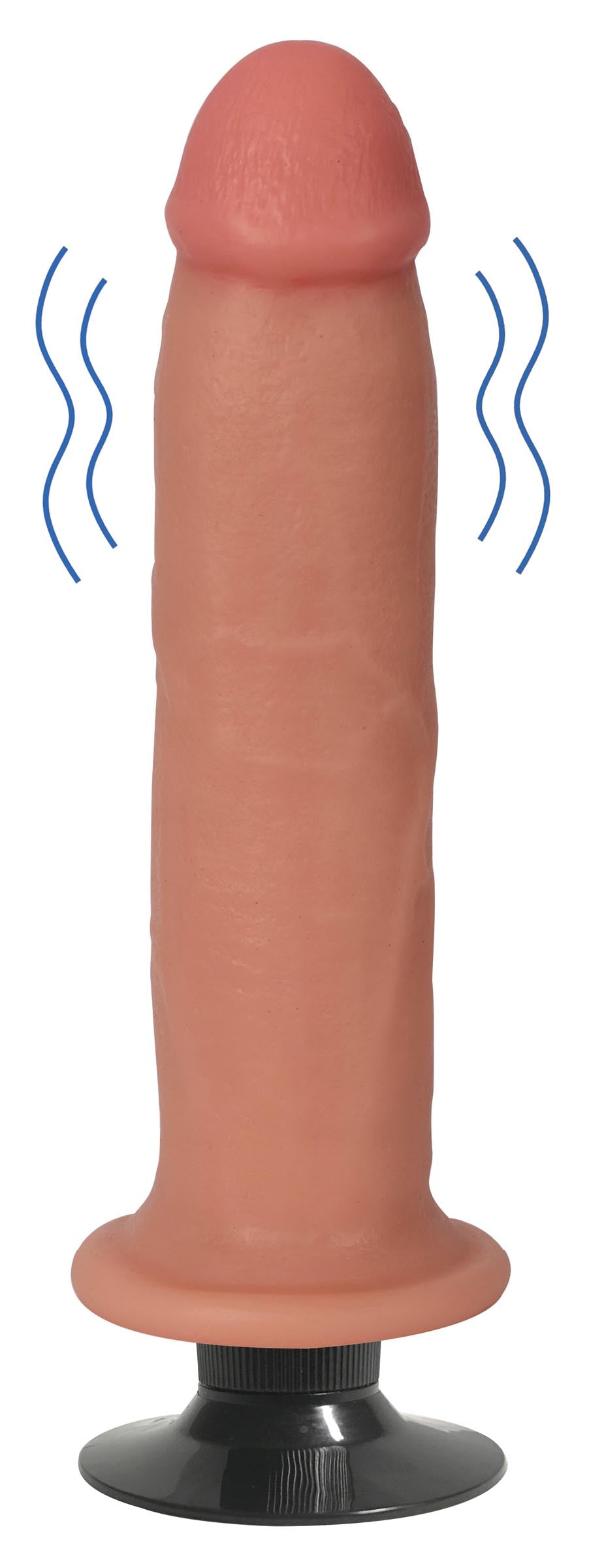 Jock Jock Light Vibrating Dildo - 8 Inch Flesh