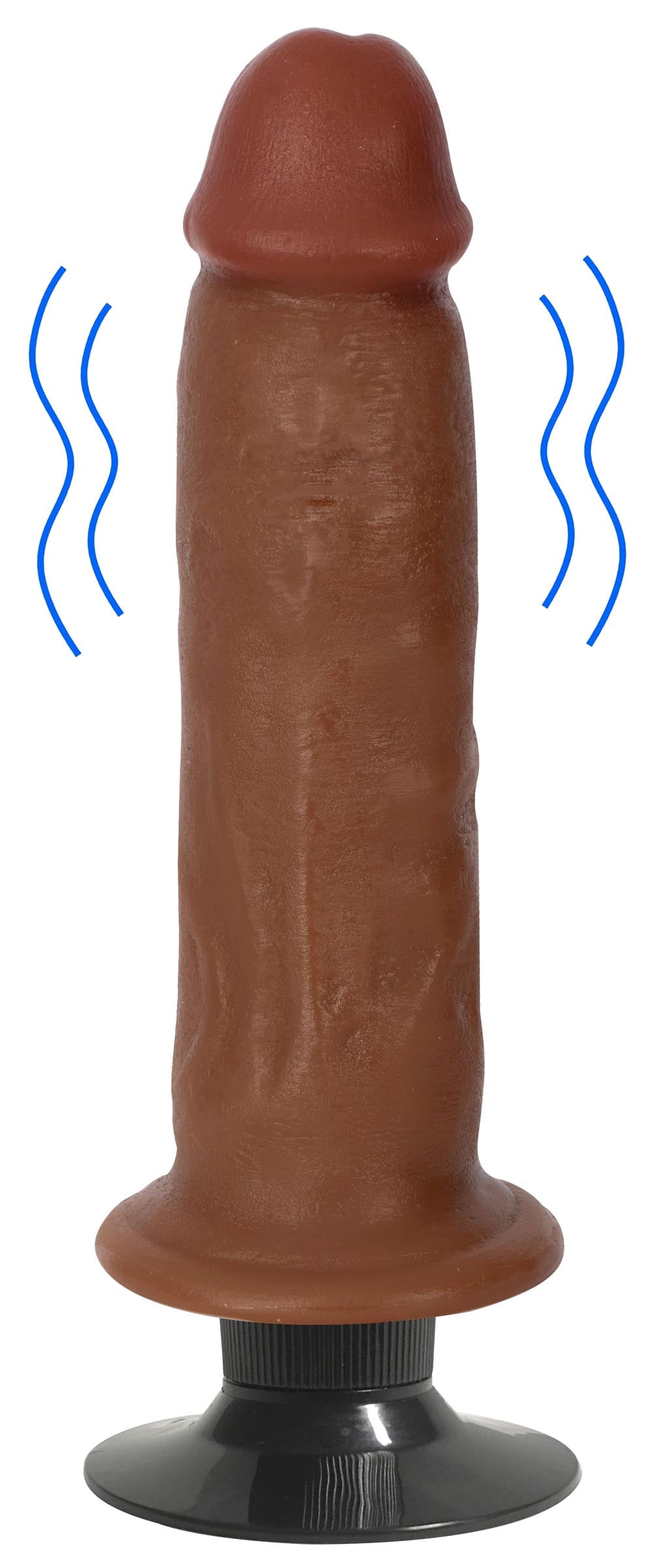 Jock Jock Medium Vibrating Dildo - 7 Inch Tan