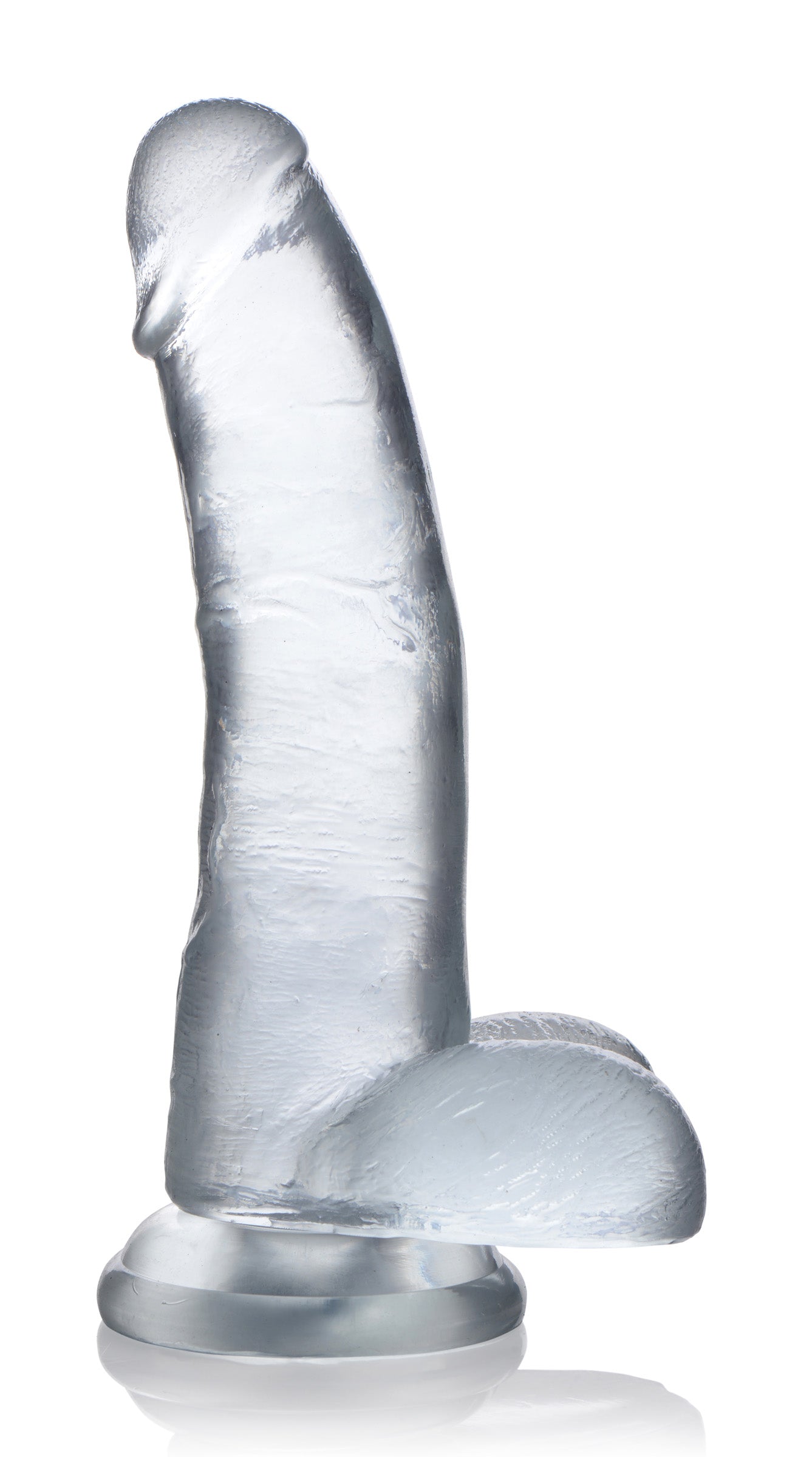 Jock Jock C-Thru Dildo - 9 Inch Clear