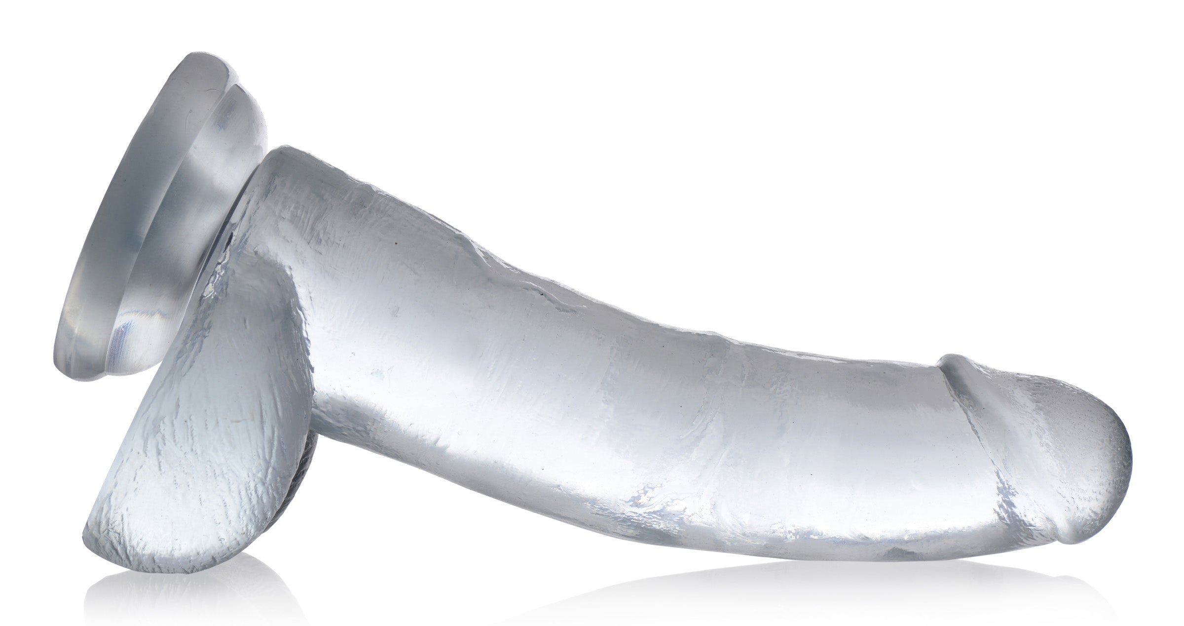 Jock Jock C-Thru Dildo - 9 Inch Clear