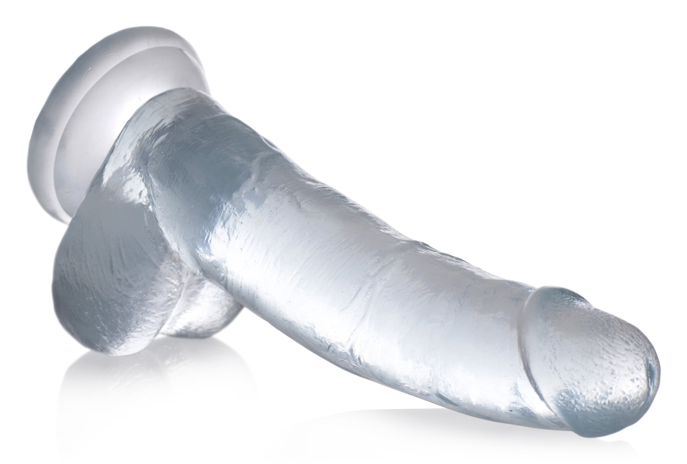 Jock Jock C-Thru Dildo - 9 Inch Clear
