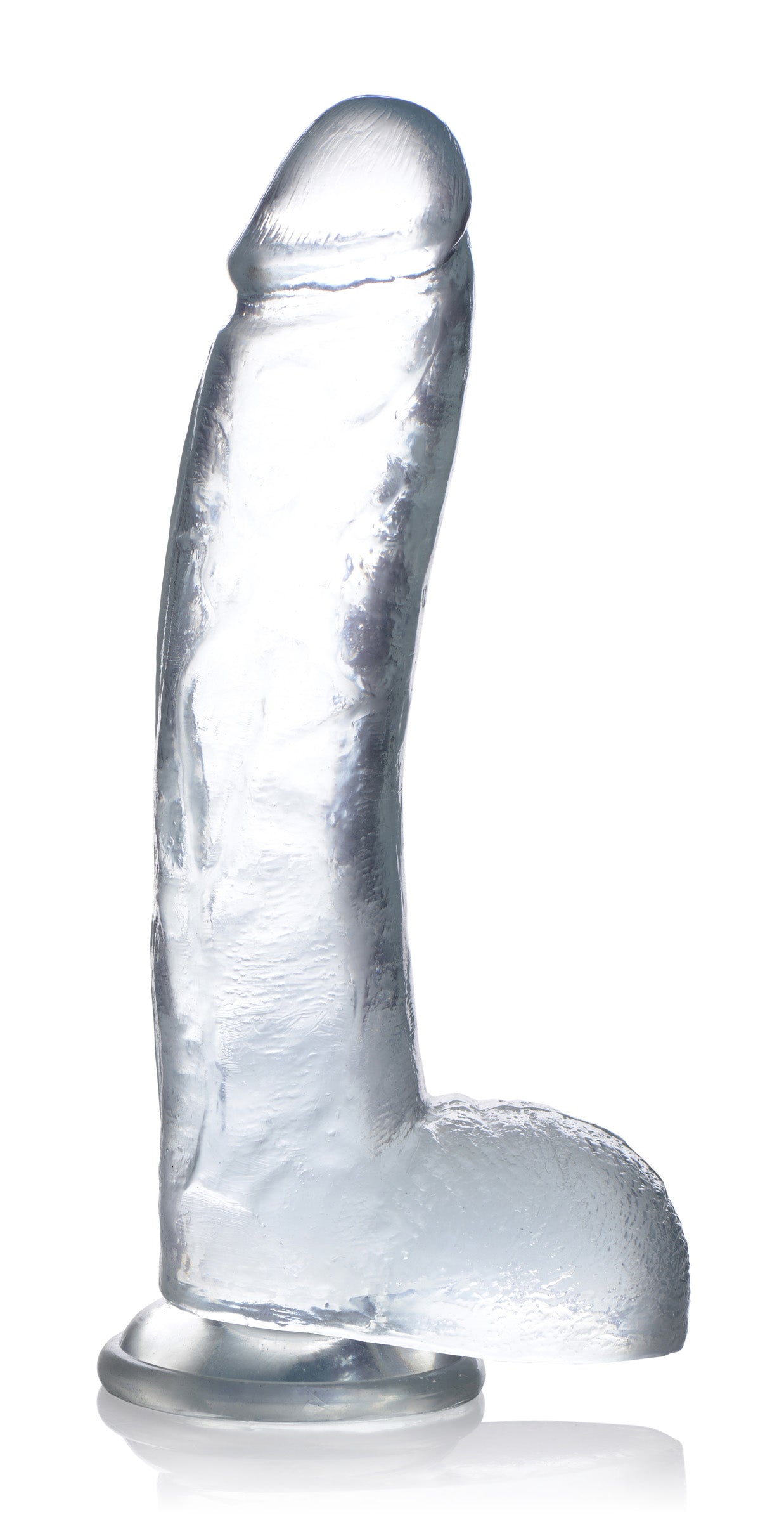 Jock Jock C-Thru Dildo - 10.5 Inch Clear