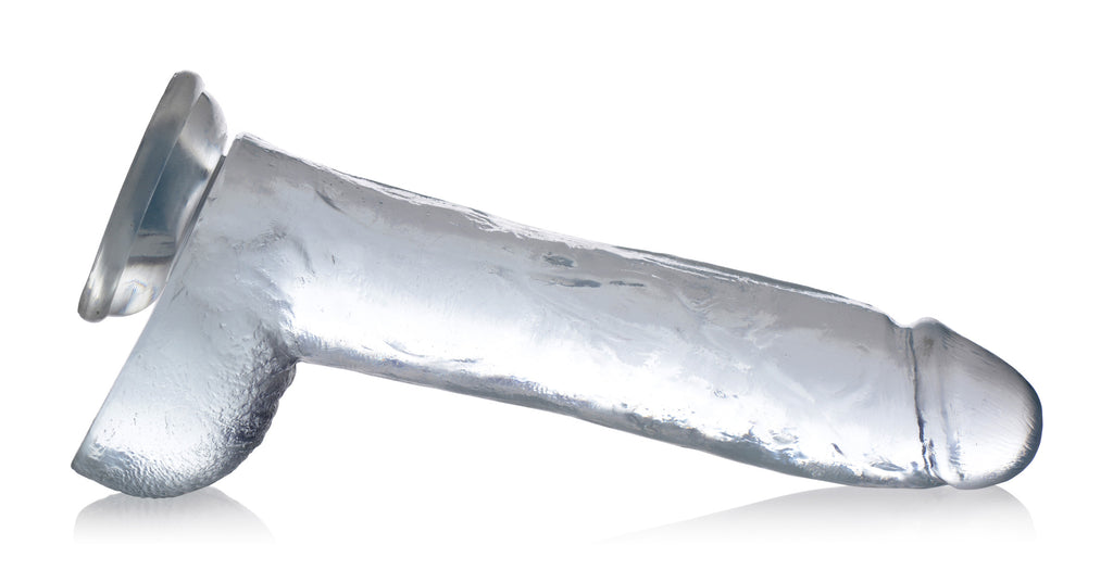 Jock Jock C-Thru Dildo - 10.5 Inch Clear