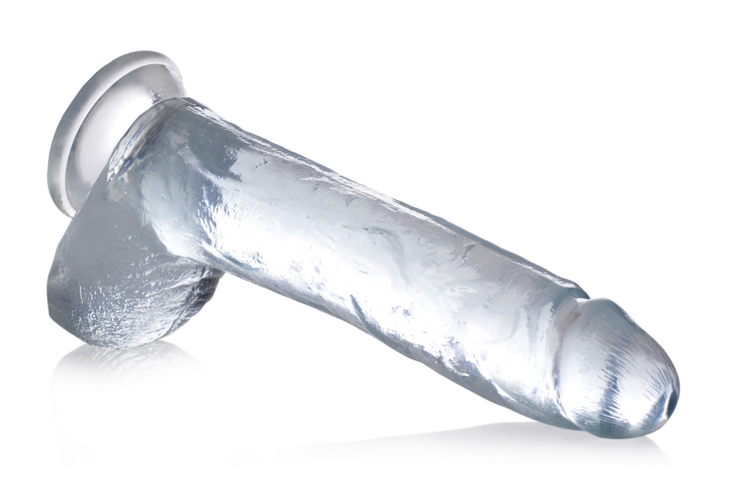 Jock Jock C-Thru Dildo - 10.5 Inch Clear