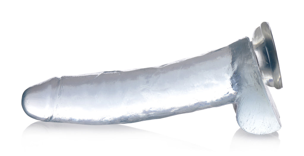 Jock Jock C-Thru Dildo - 11 Inch Clear