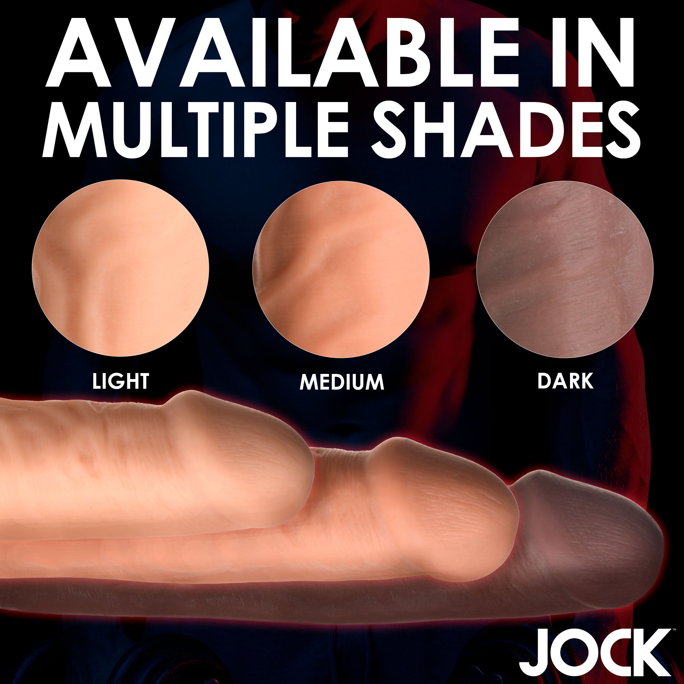 Jock Extra Long 3 Inch Penis Extension - Light Flesh