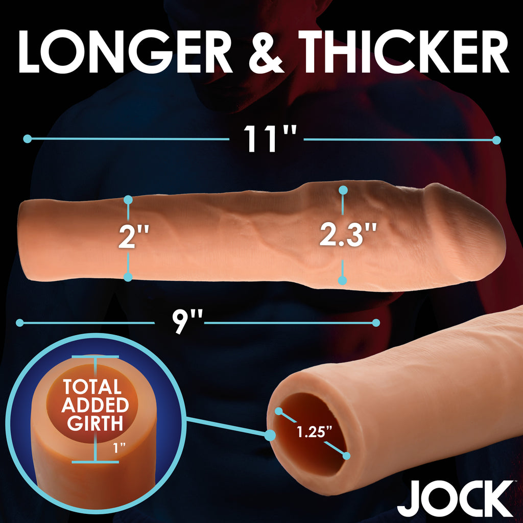 Jock Extra Thick 2 Inch Penis Extension - Medium Tan