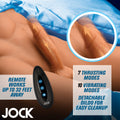 Jock Poseable Torso with Thrusting Dildo Flesh