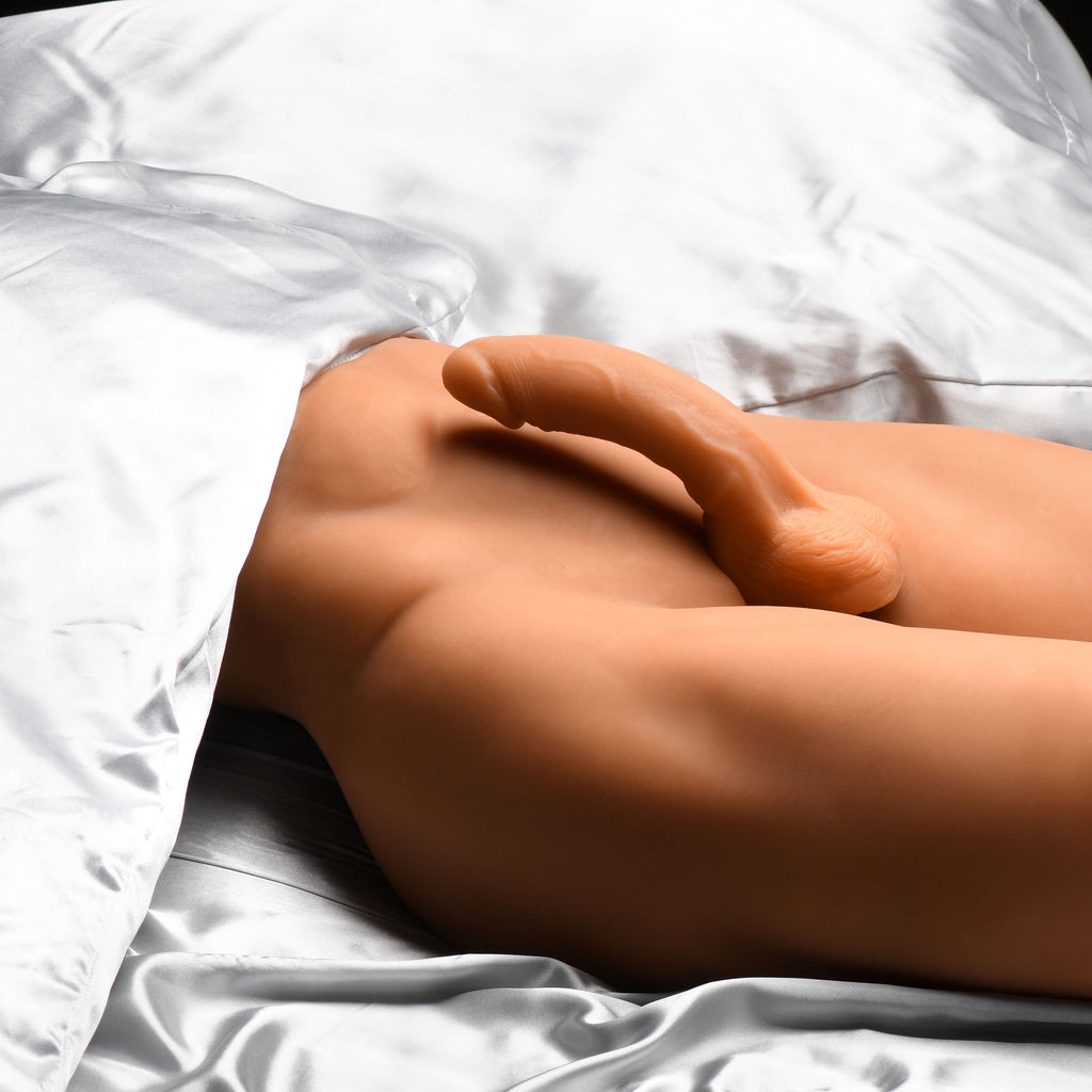 JOCK Male Sex Partner with Thrusting Dildo Flesh