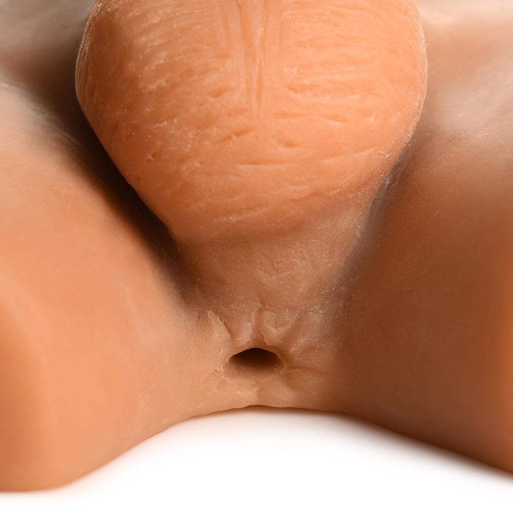 Jock JOCK Male Ass Masturbator with Posable Dildo Flesh