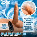 Jock JOCK Male Masturbator with Thrusting Dildo Flesh