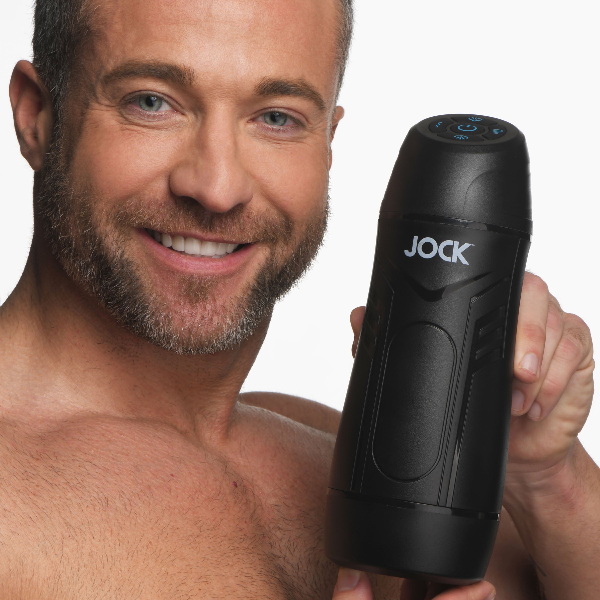 Jock 9X Sucking and Vibrating Masturbator Black