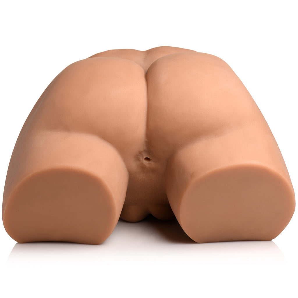 Jock Auto-Squeezing and Vibrating Male Masturbator Tan