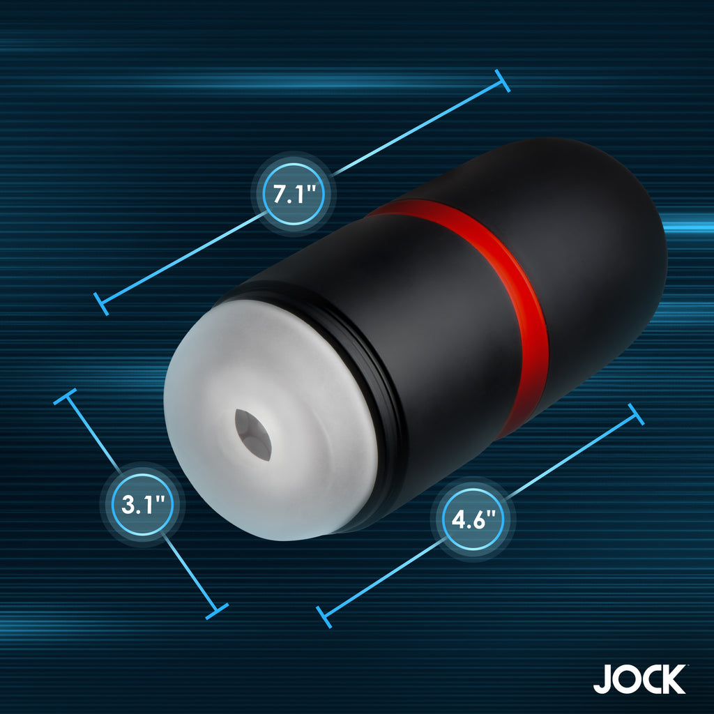 Jock JOCK Tightening & Vibrating Masturbator Black