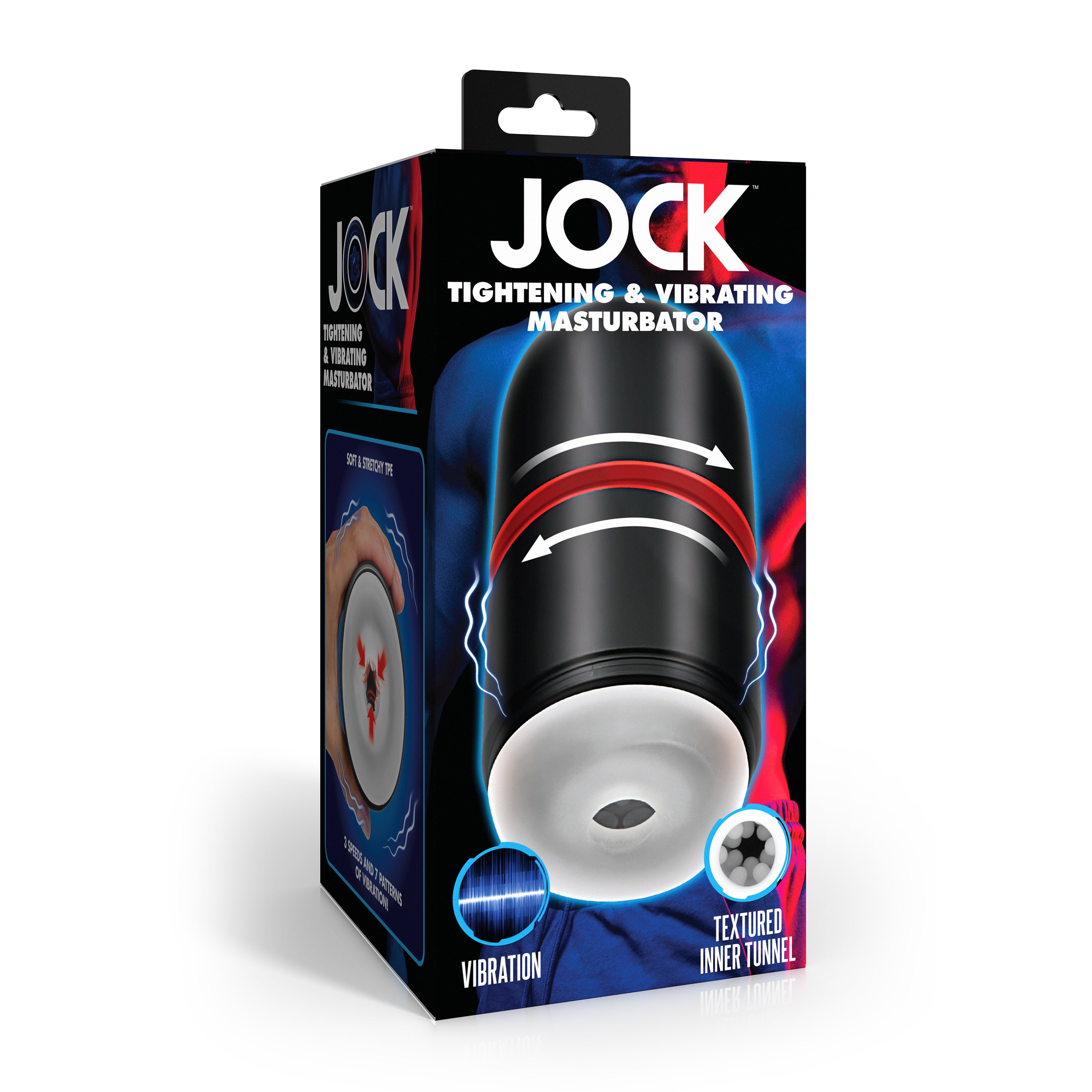 Jock JOCK Tightening & Vibrating Masturbator Black