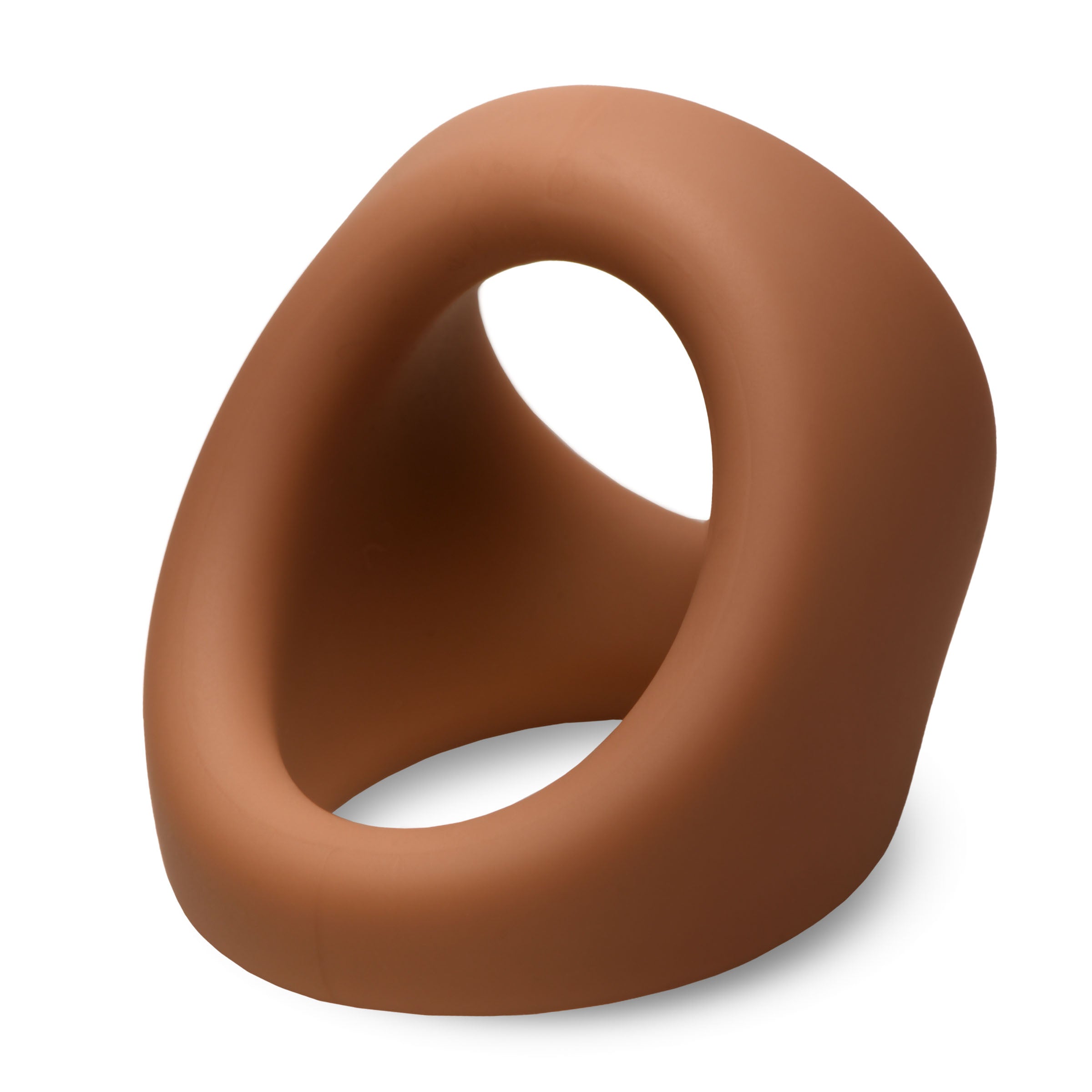Jock JOCK Silicone Cock & Ball Ring - Medium Tan