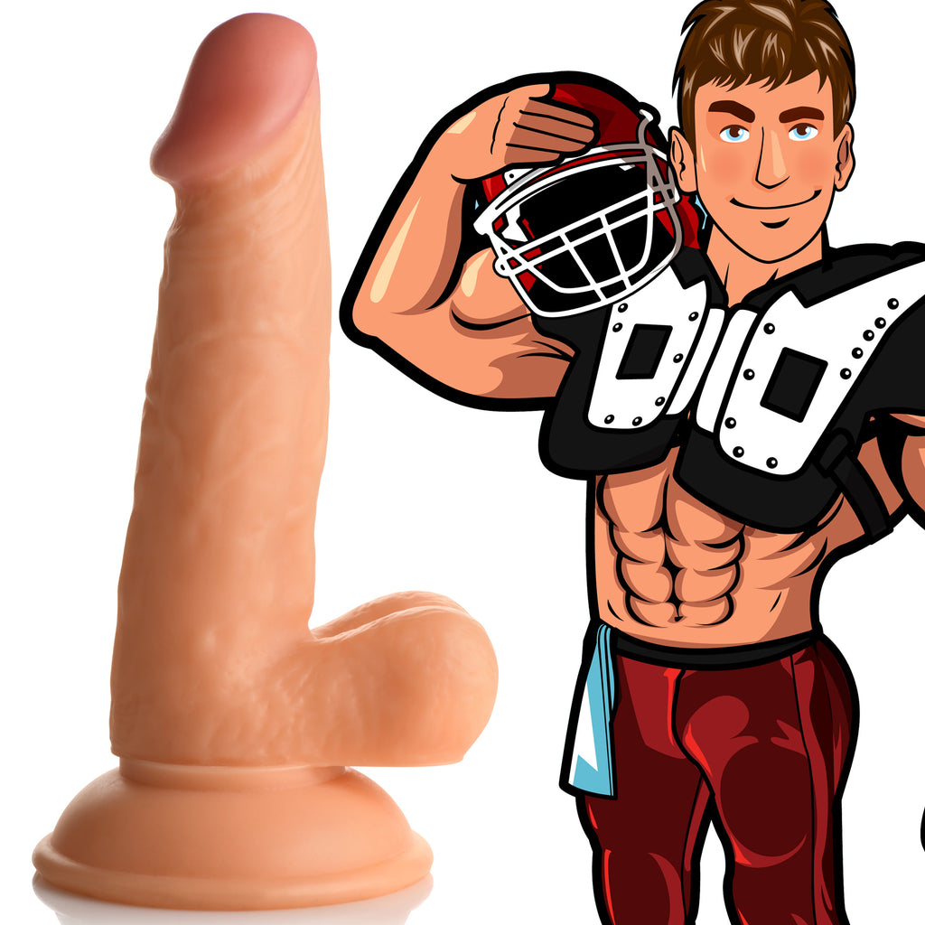 Jock Football Frank 6.75 Inch Dildo Flesh
