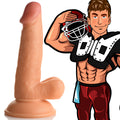 Jock Football Frank 6.75 Inch Dildo Flesh