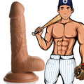 Jock Baseball Brian 7 Inch Dildo Tan