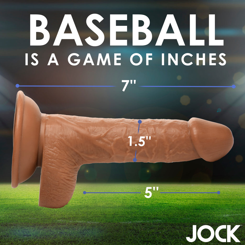 Jock Baseball Brian 7 Inch Dildo Tan