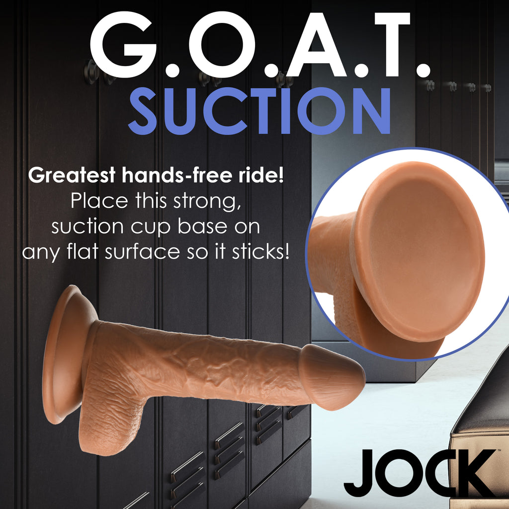 Jock Baseball Brian 7 Inch Dildo Tan