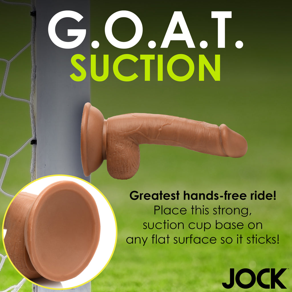 Jock Soccer Sam 7 Inch Dildo Tan