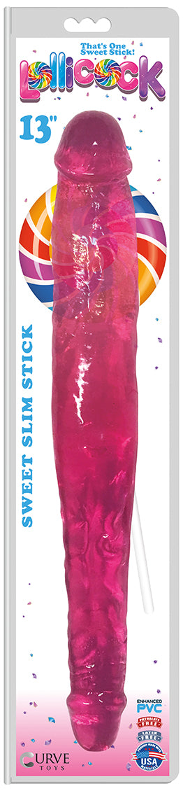 Lollicock Lollicock Sweet Slim Stick Double Dildo - Pink Pink