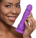 Lollicock 7 Inch Silicone Dildo - Grape Purple