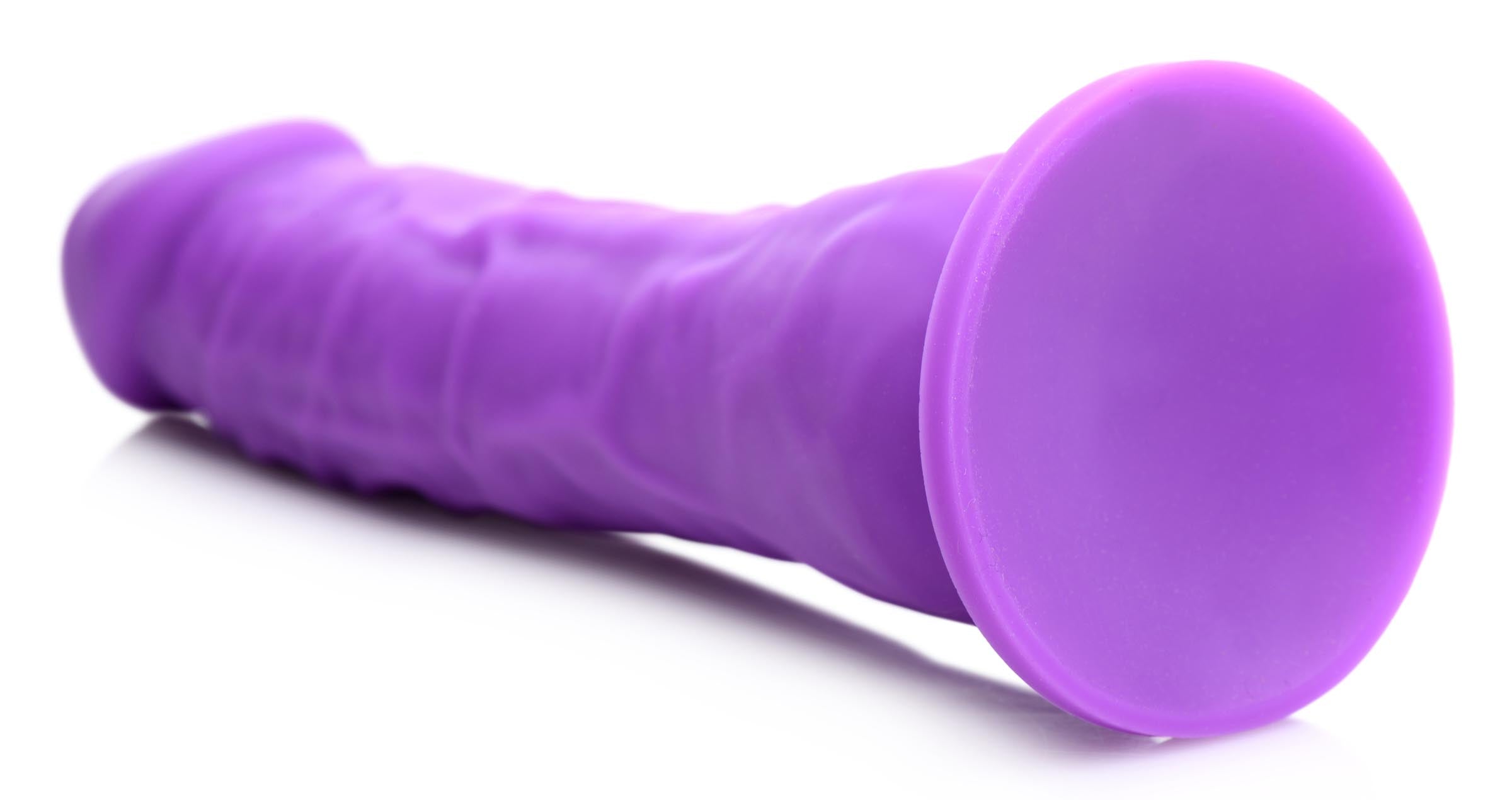 Lollicock 7 Inch Silicone Dildo - Grape Purple