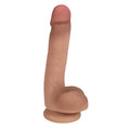 Easy Riders Easy Riders 7 Inch Dual Density Dildo With Balls - Flesh Flesh