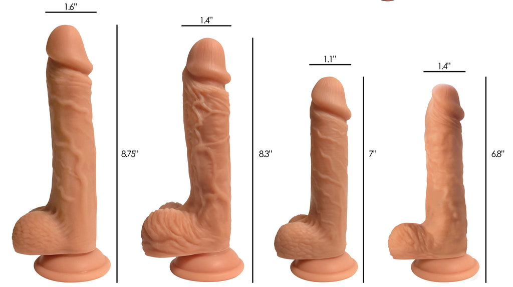 Easy Riders Easy Riders Dual Density Silicone Dildo - 9 Inch Flesh