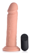 Big Shot Big Shot Vibrating Remote Control Silicone Dildo - 8 Inch Flesh