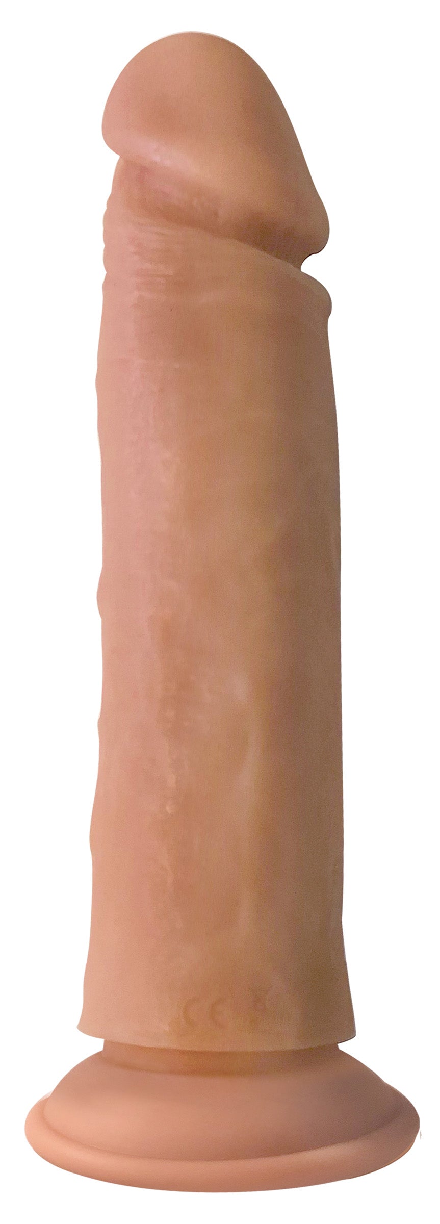 Big Shot Big Shot Vibrating Remote Control Silicone Dildo - 8 Inch Flesh