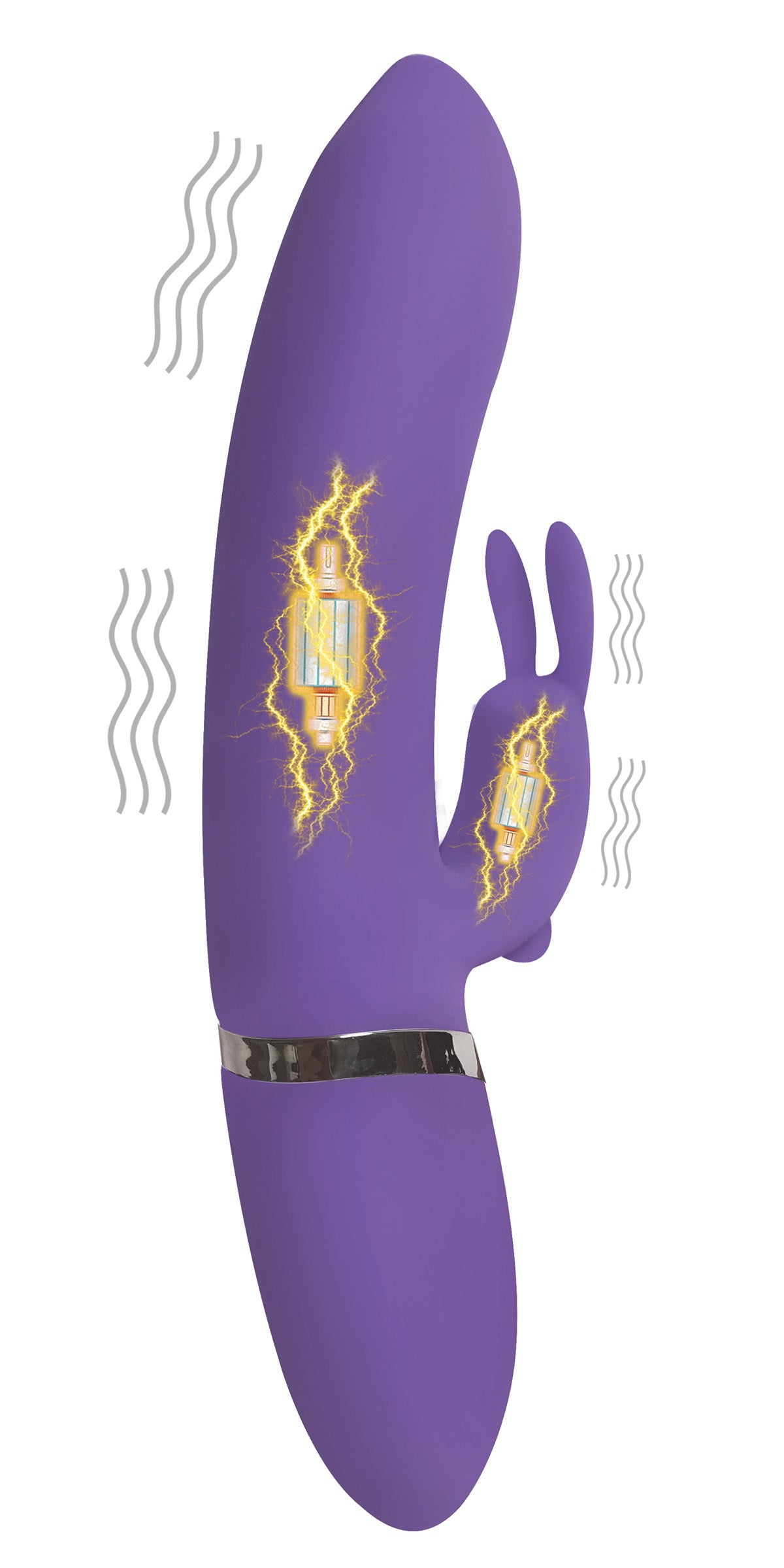 Power Bunnies Thumper 18X Silicone Rabbit Vibrator Purple