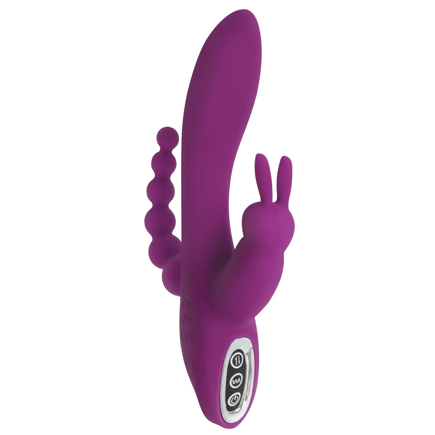 Curve Toys Quivers 10X Silicone G-spot Rabbit Vibrator