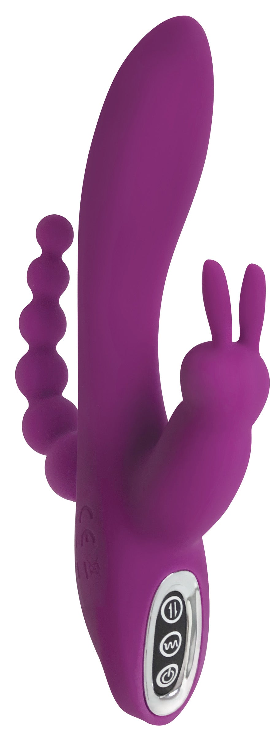 Gossip Quivers 10X Silicone G-spot Rabbit Vibrator Purple
