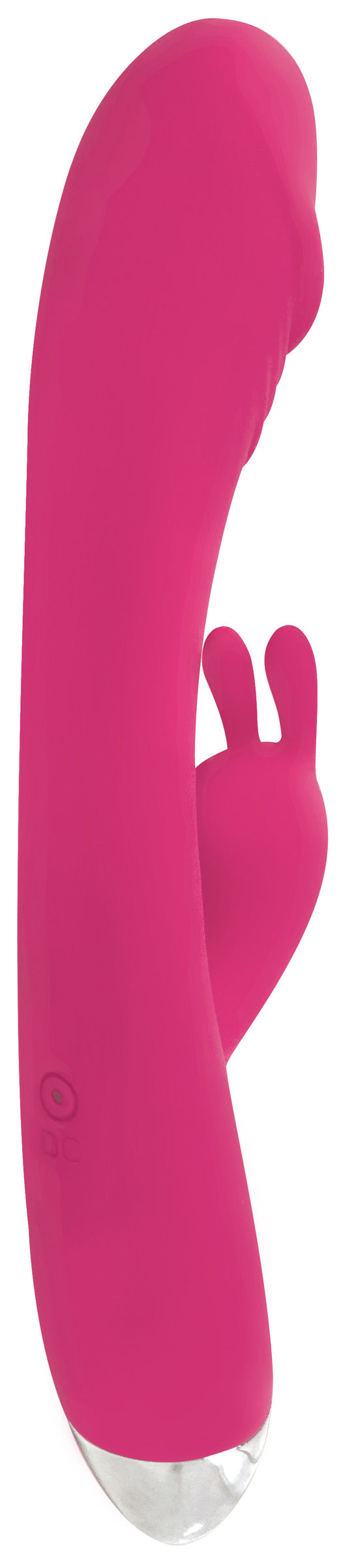 Power Bunnies Wiggles 10X Silicone Rabbit Vibrator Pink