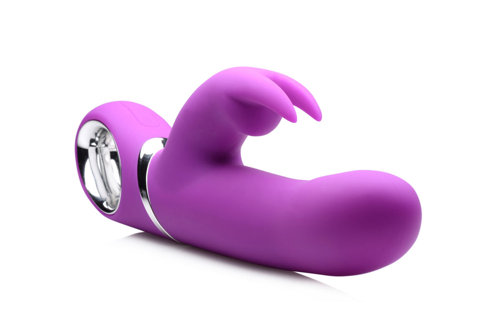 Gossip Twirly 66X Spinning Silicone Rabbit Vibrator Purple