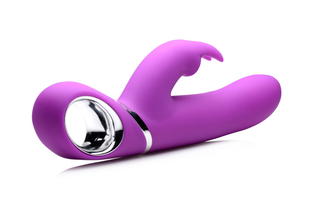 Gossip Twirly 66X Spinning Silicone Rabbit Vibrator Purple
