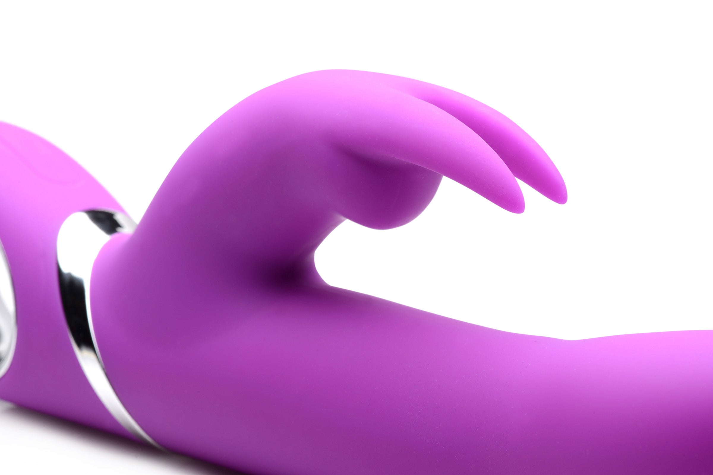Gossip Twirly 66X Spinning Silicone Rabbit Vibrator Purple