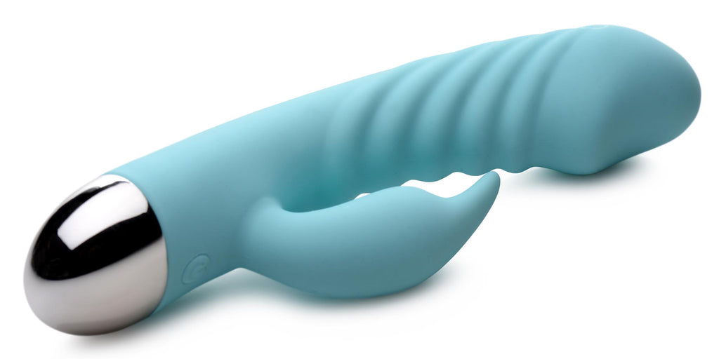 Power Bunnies Sassy 10X Silicone G-Spot Vibrator Blue