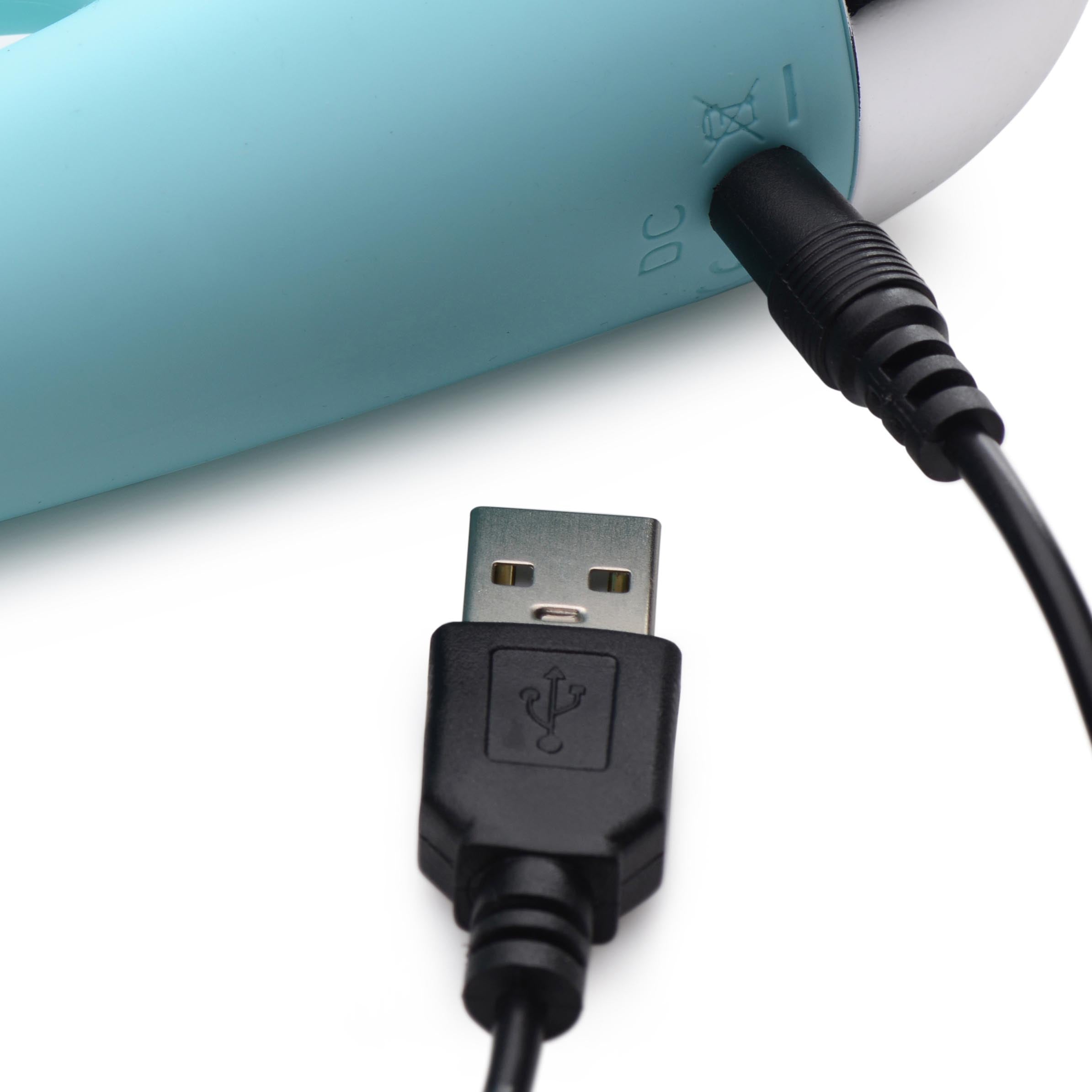 Power Bunnies Sassy 10X Silicone G-Spot Vibrator Blue