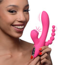 Power Bunnies Suckers 21X Silicone Suction Vibe Pink