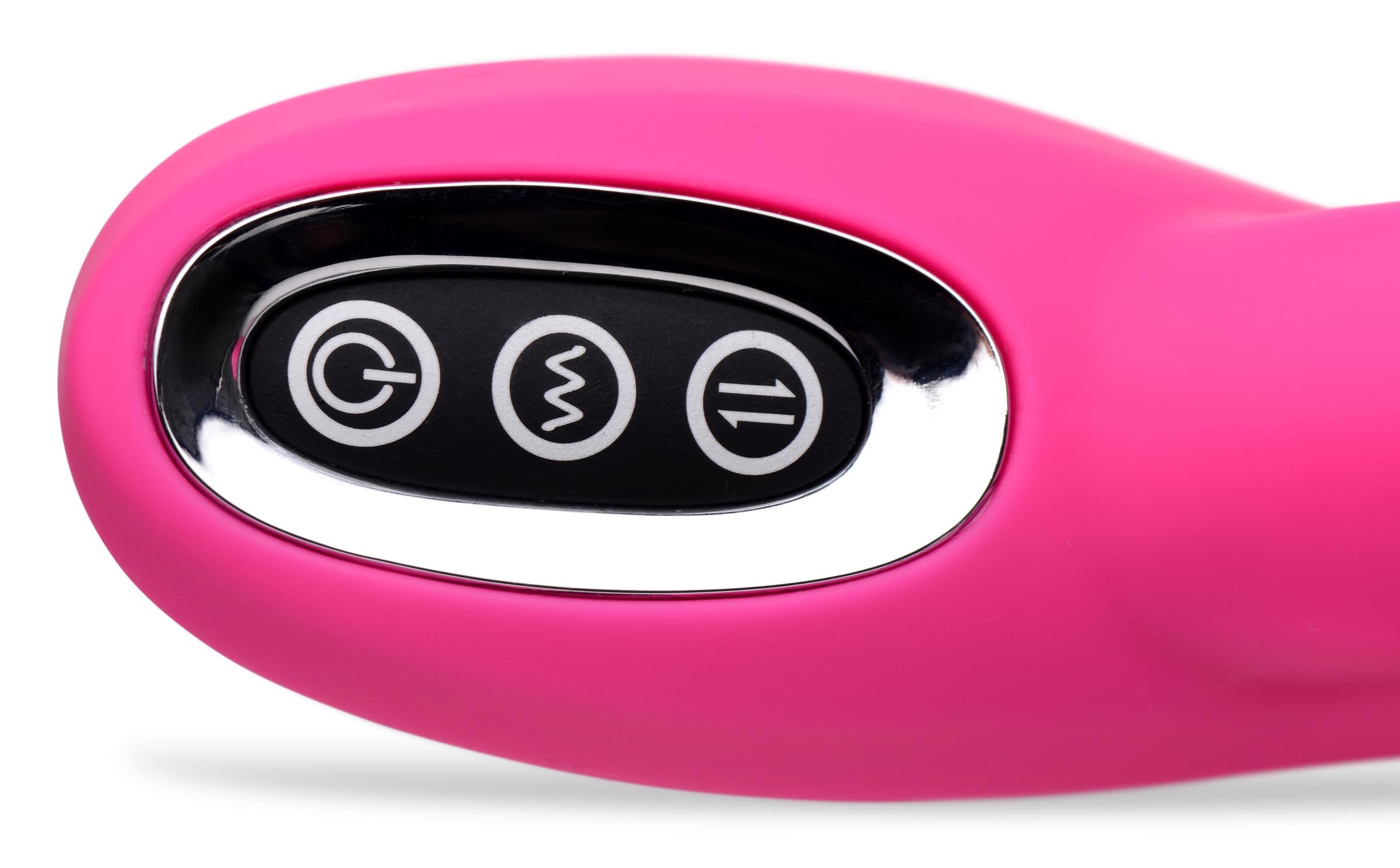 Power Bunnies Suckers 21X Silicone Suction Vibe Pink