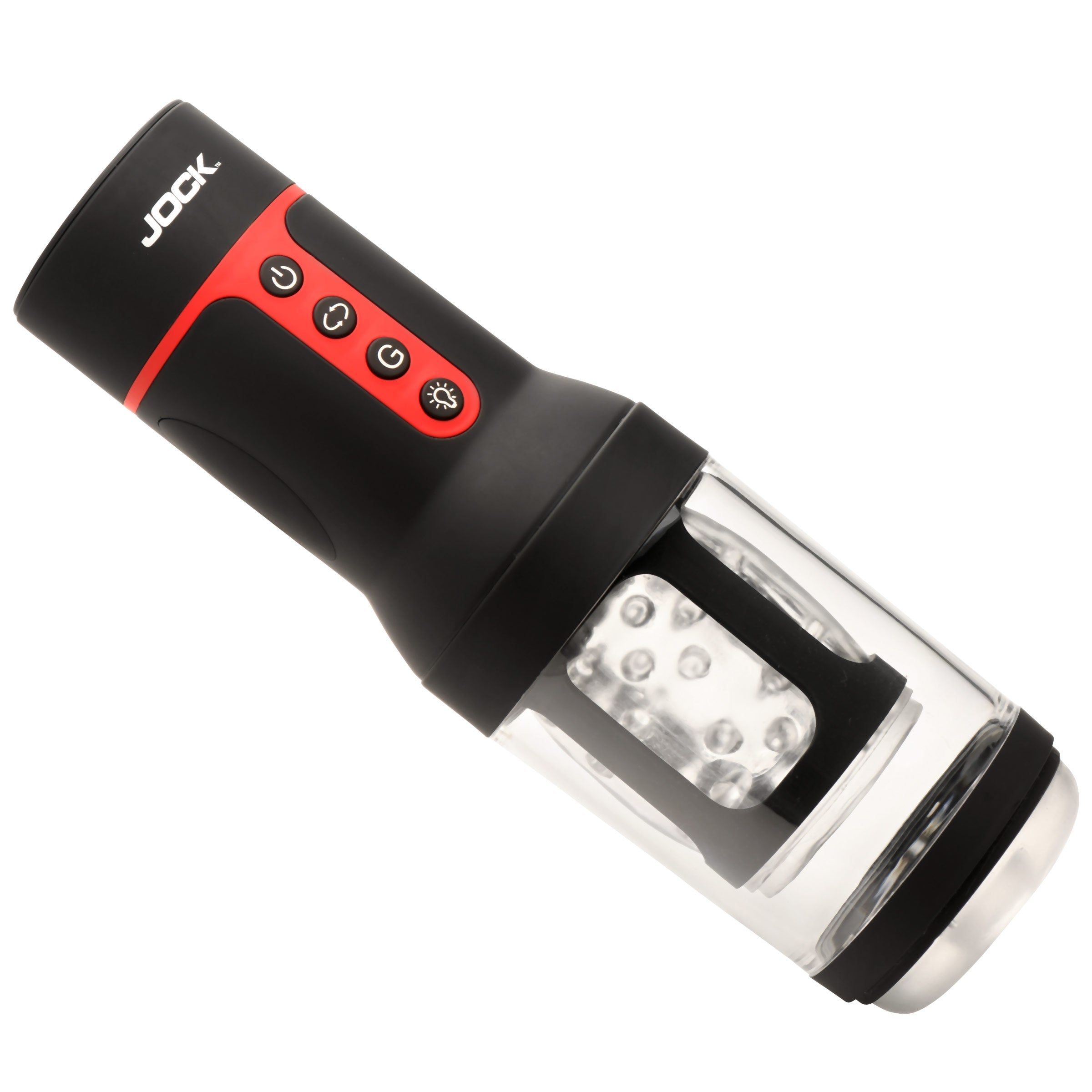 Jock Auto Spin Spinning and Thrusting Masturbator Black