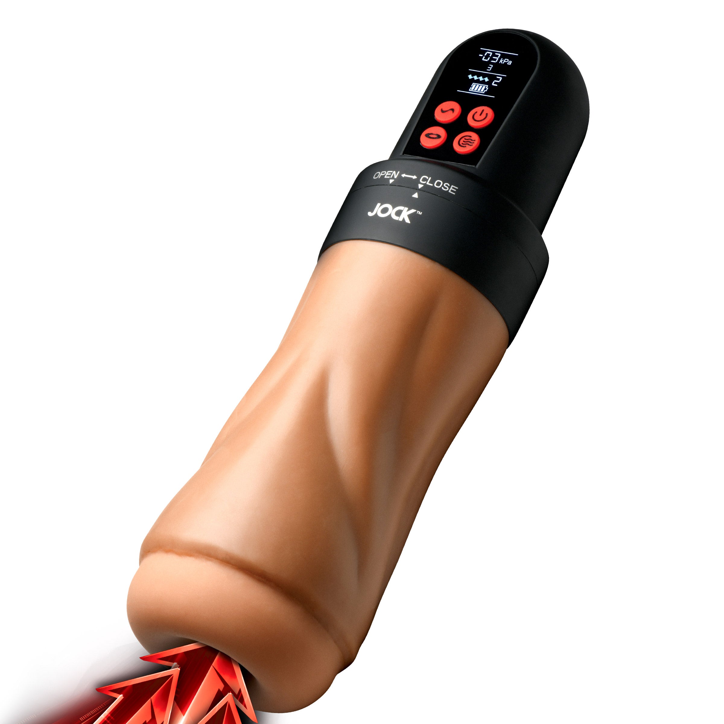 Jock JOCK Sucking & Vibrating Masturbator Flesh