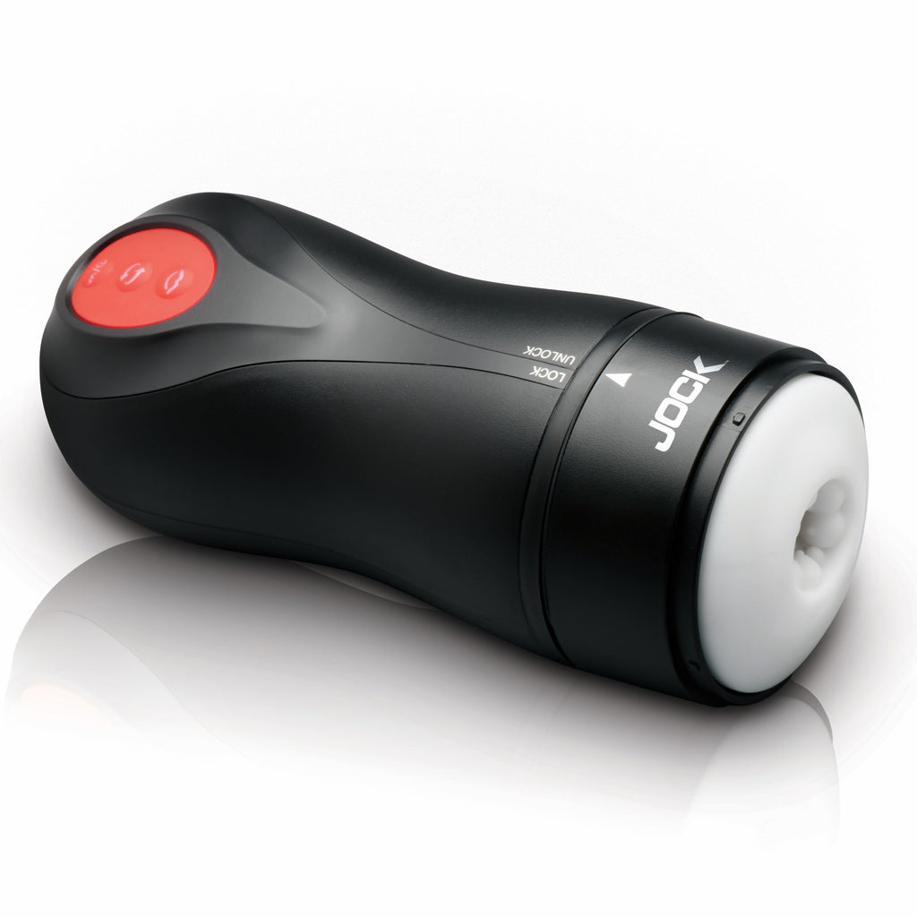 Jock Gyroblast Gyrating, Sucking, & Vibrating Masturbator Black